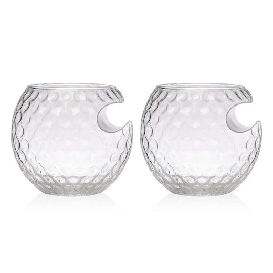 Golf Ball Cigar Glass