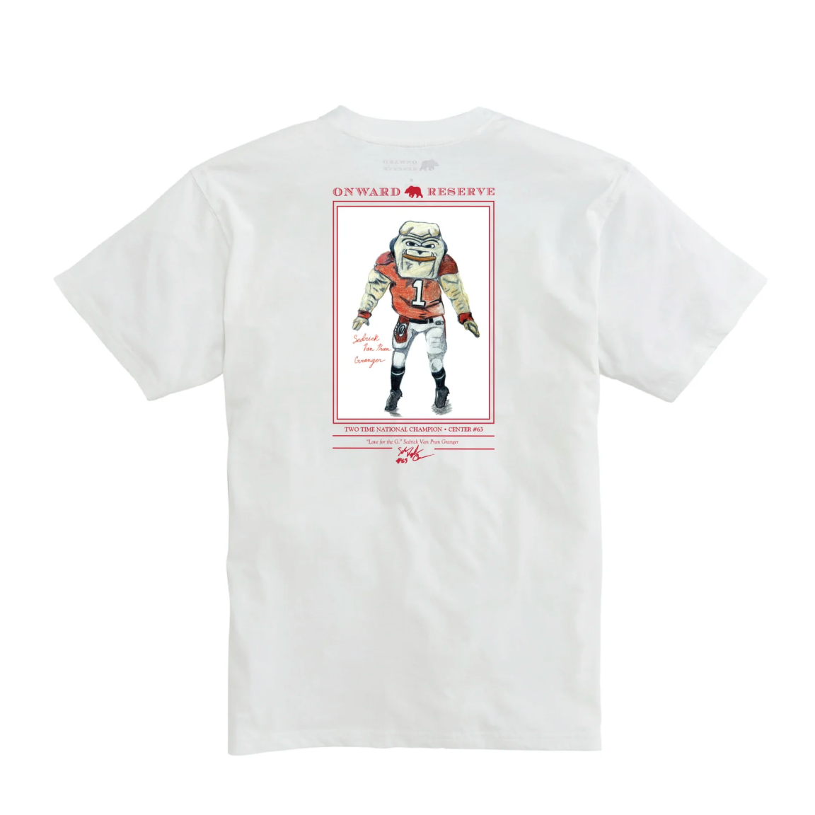 Hairy Dawg by Sedrick Van Pran Granger Tee