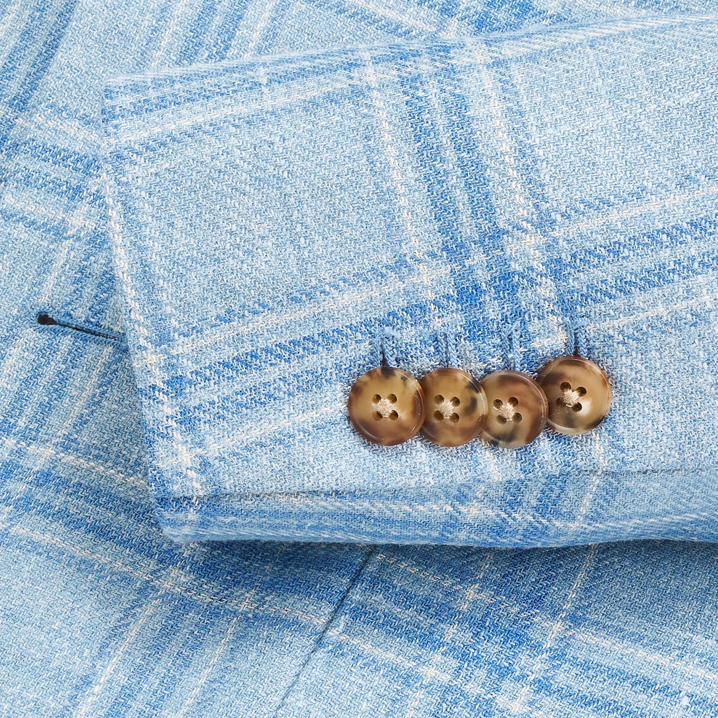 Draco Delicate Blue Plaid Sport Coat