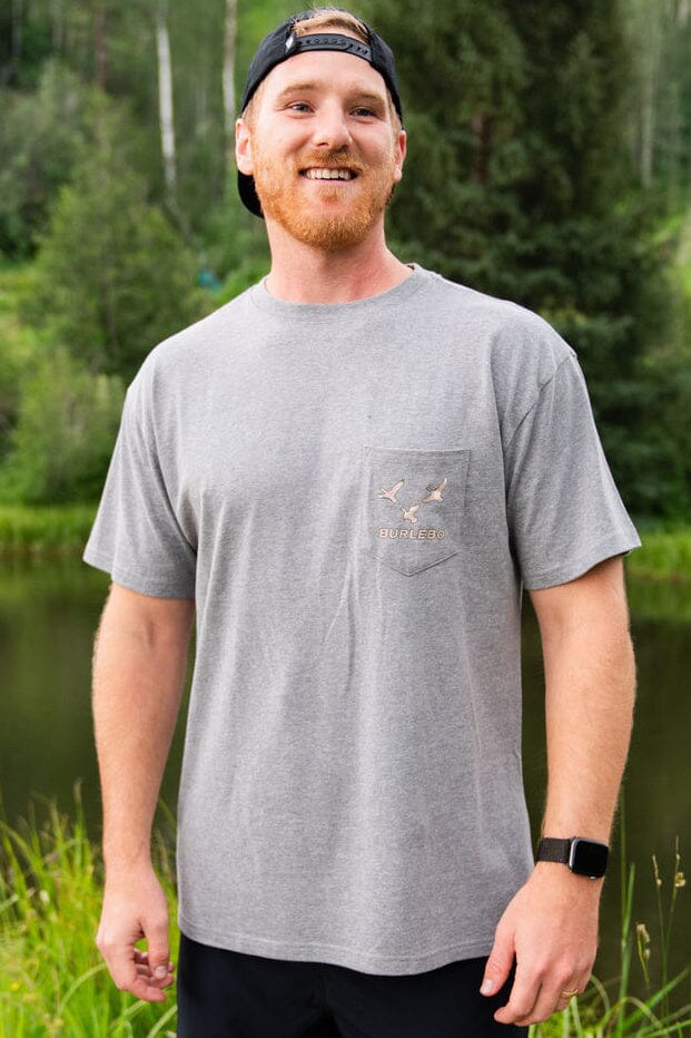 Dogs on the Boat Burlebo Dark Heather Grey T-Shirt