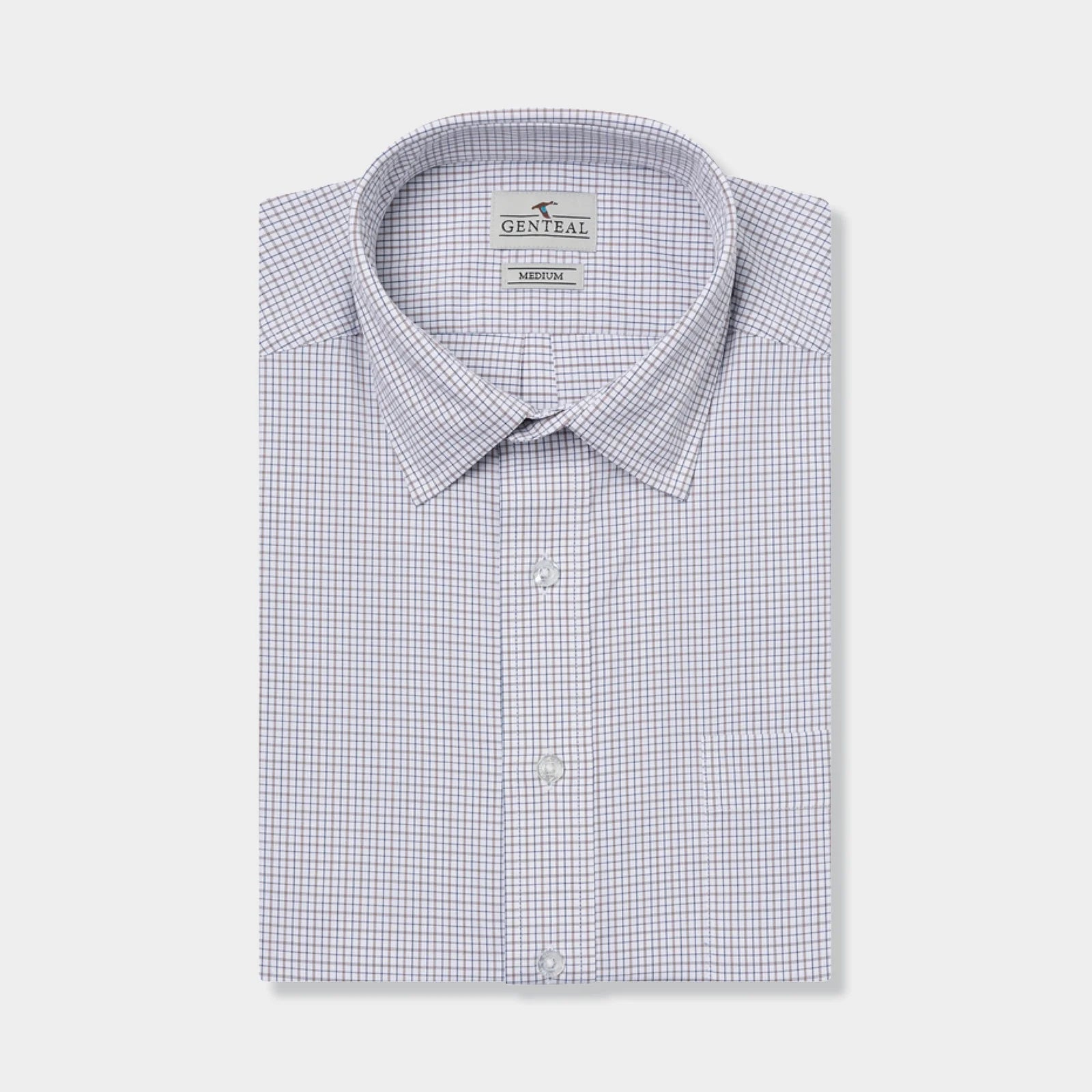 Gen Teal Lauderdale Performance Sport Shirt - Bison