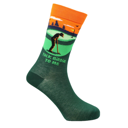 Sexy socks talk birdie