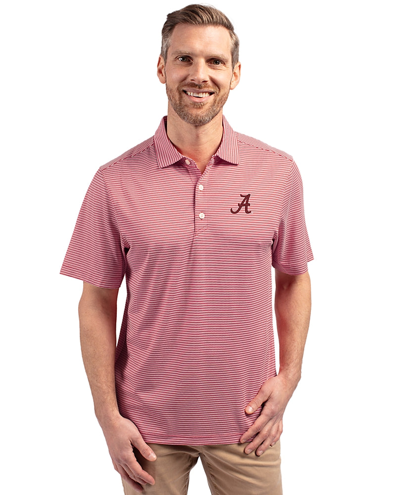 Forge Double Stripe Four-Way Stretch Polo