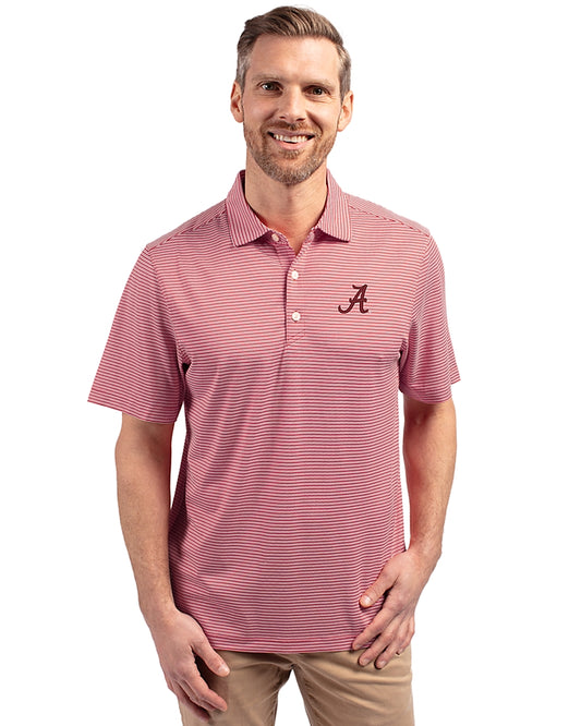 Forge Double Stripe Four-Way Stretch Polo