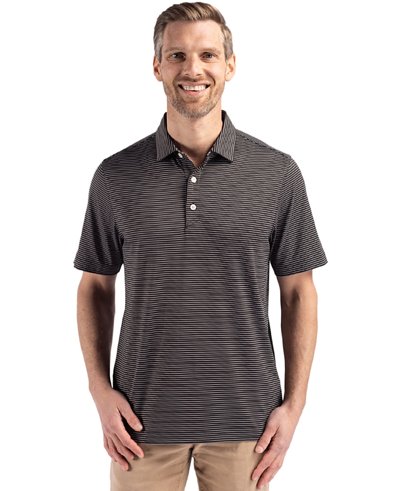 Forge Fine Line Stripe Polo