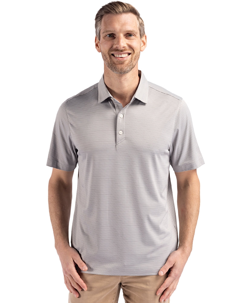 Forge Fine Line Stripe Polo