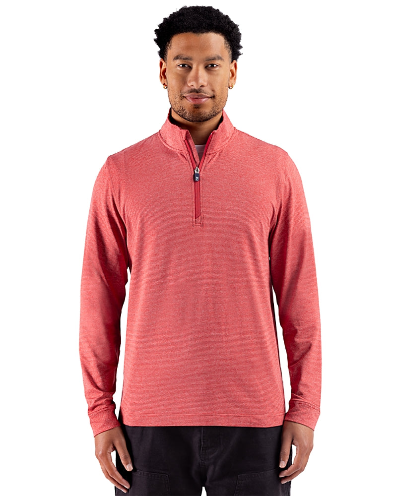 Adapt Stripe Quarter Zip