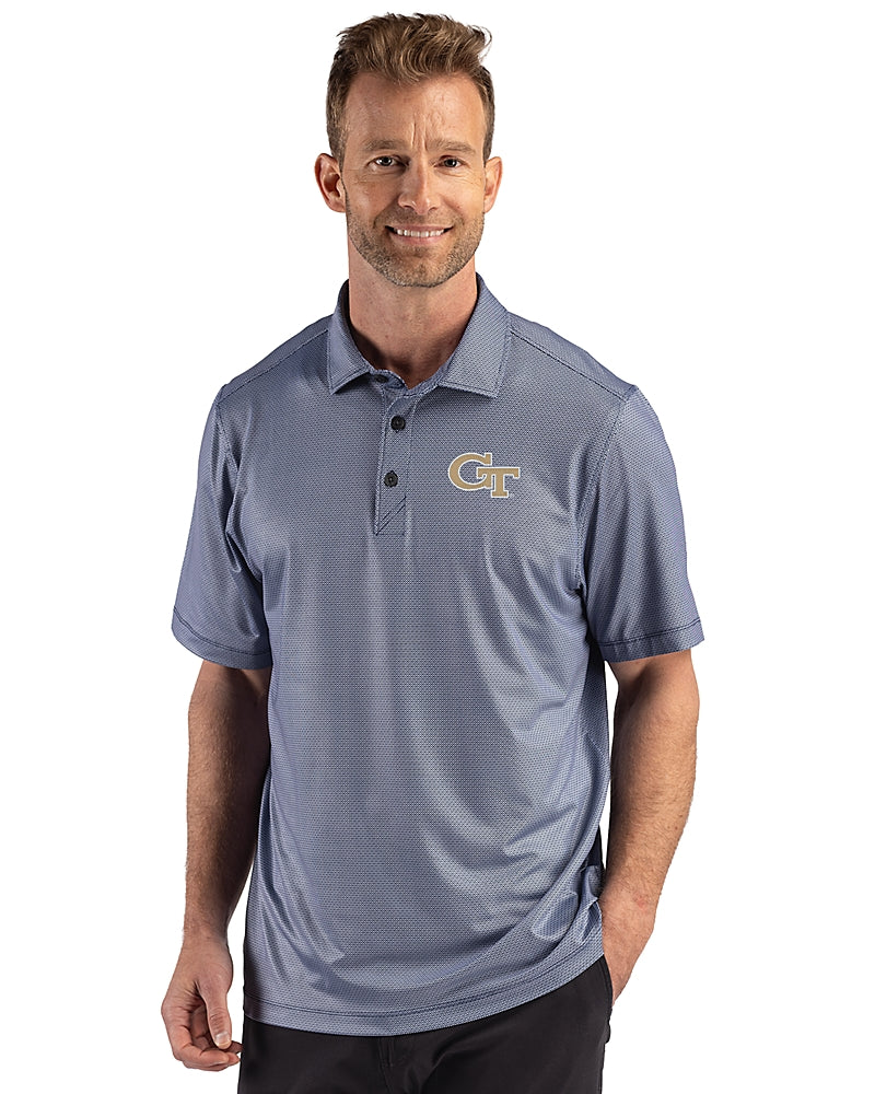 Pike Lattice Print Polo