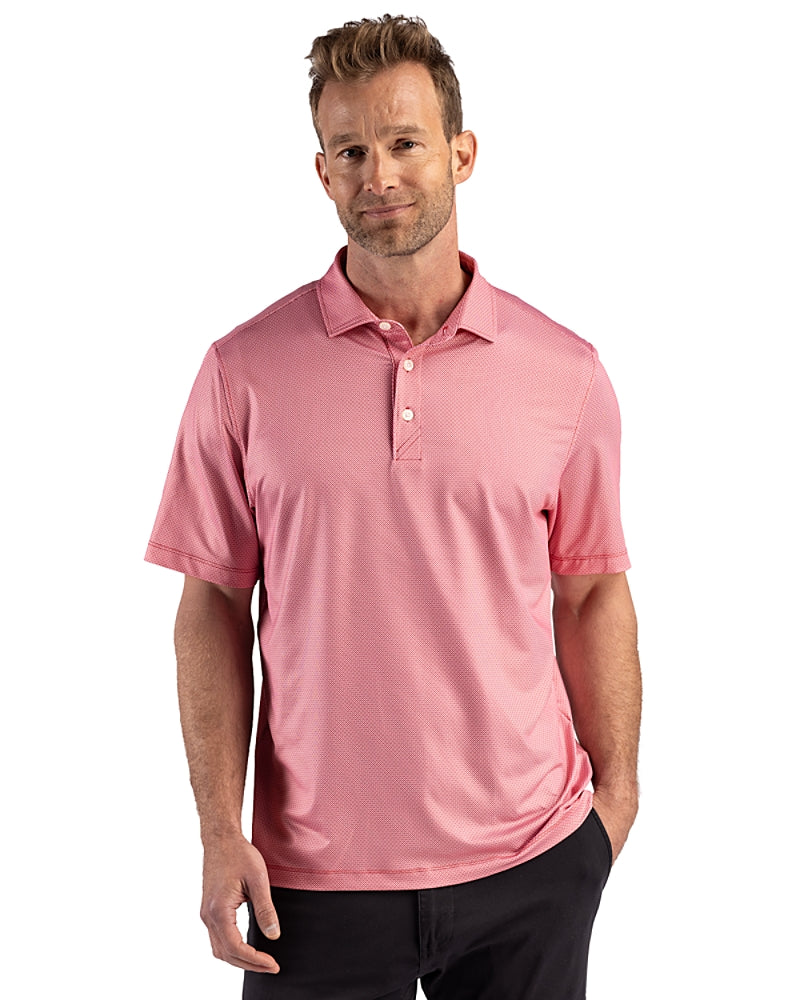 Pike Lattice Print Polo
