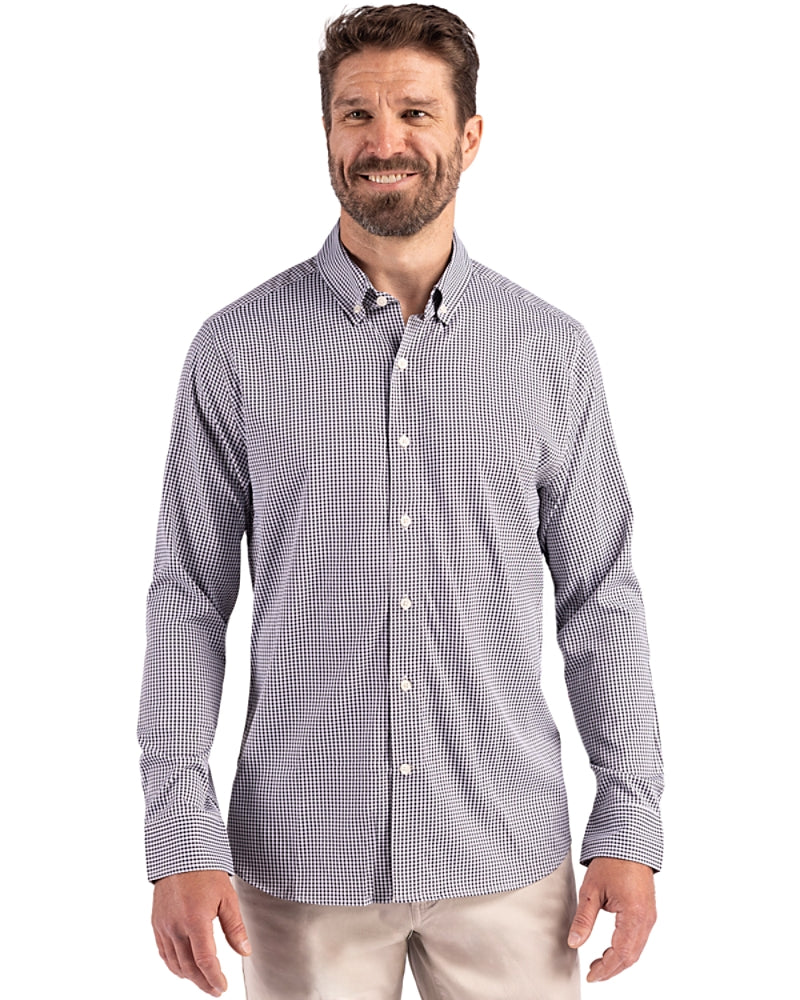 Skyline Gingham Long Sleeve Button Down