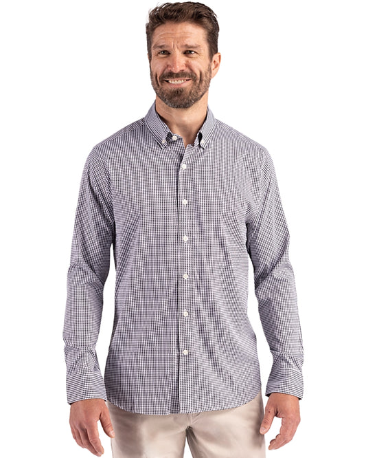 Skyline Gingham Long Sleeve Button Down