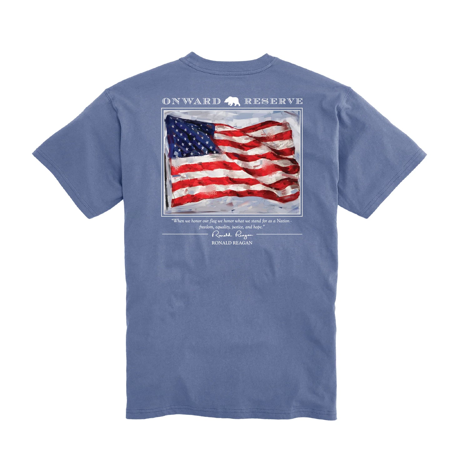 Old Glory Tee-Ronald Reagan