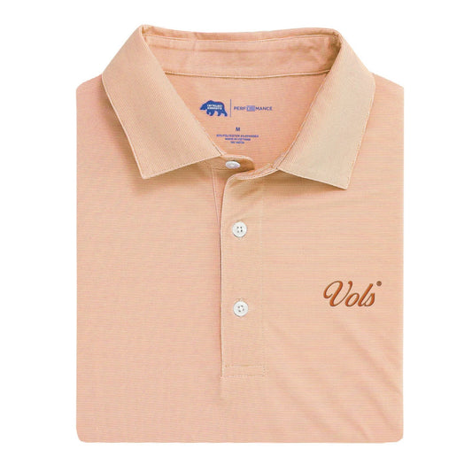 Tennessee Vols Vintage Script Hairline Stripe Performance Polo
