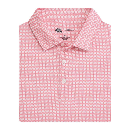 Barb Printed Performance Polo