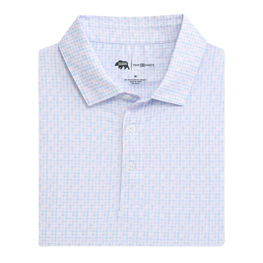 Shelling Out Printed Performance Polo