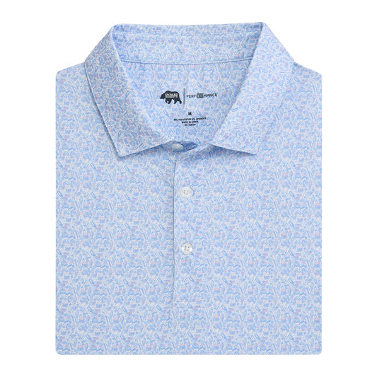 Snack Bar Printed Performance Polo