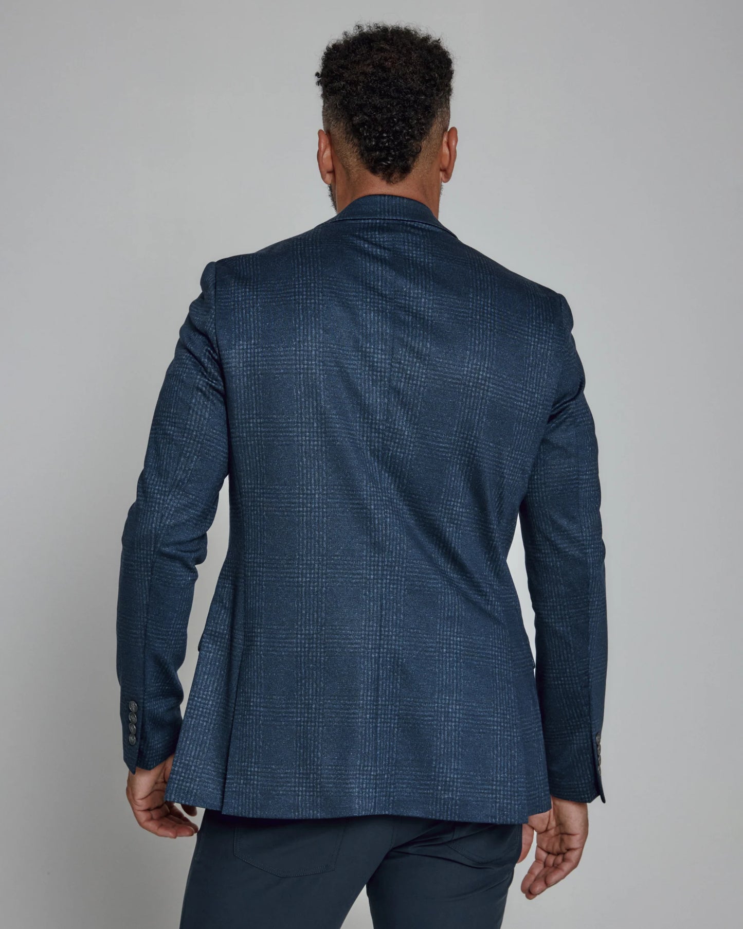 Navy Textured Blazer 