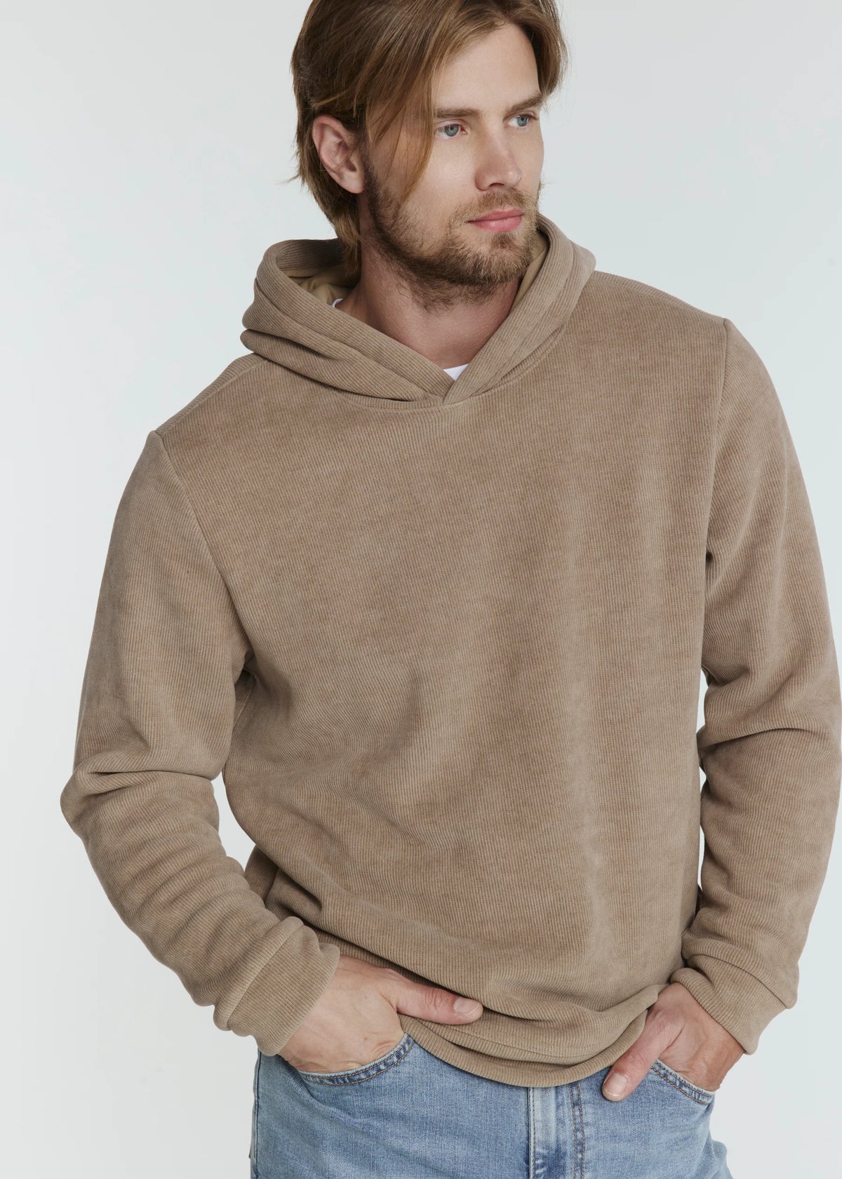 Harbor Corded Sherpa Hoodie