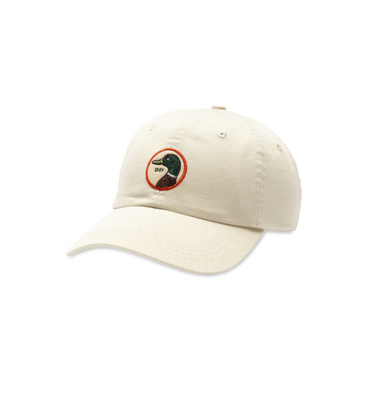 Duck Head Circle Patch Twill Hat - Putty