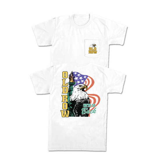 We're Back Eagle Pocket Tee
