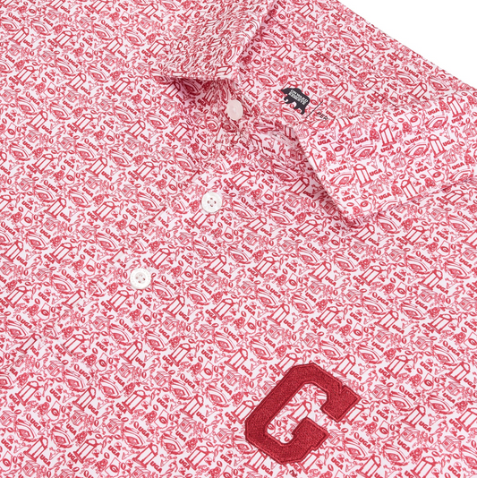 Georgia Icons Printed Performance Polo
