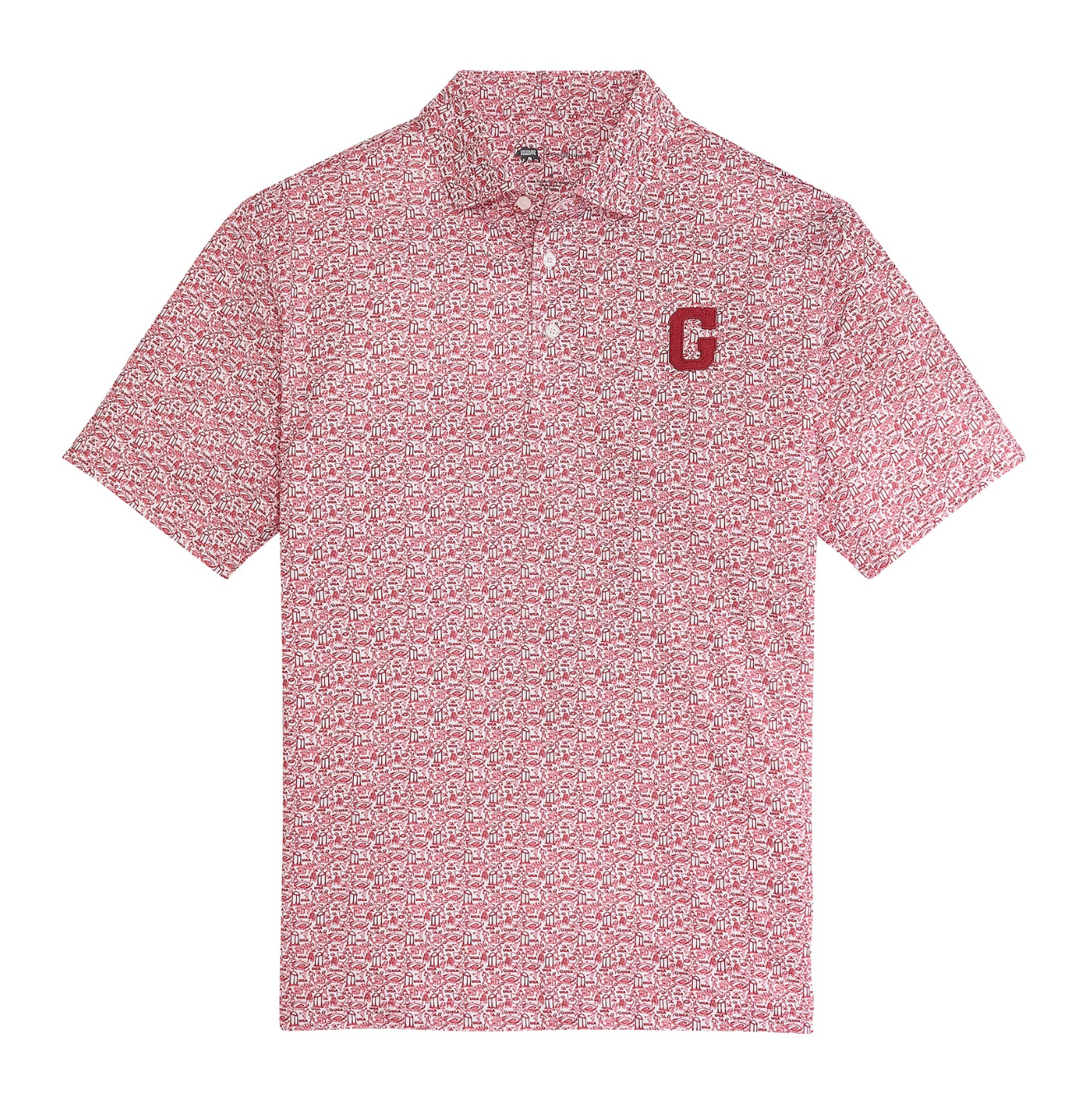 Georgia Icons Printed Performance Polo