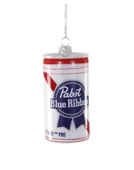 Blue Ribbon Beer Can Ornament