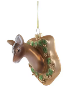 Woodland Deer Mount Ornament