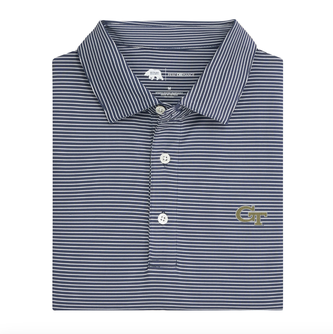 Georgia Tech Birdie Stripe Polo