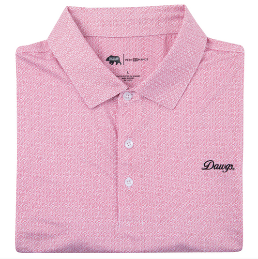 UGA Vintage G Printed Performance Polo
