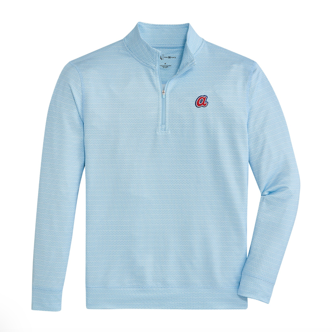 Atlanta Braves Feather Printed Performance 1/4 Zip