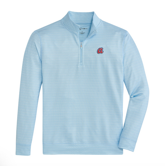 Atlanta Braves Feather Printed Performance 1/4 Zip