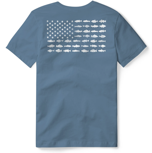Southern Waters Fish Flag Tee