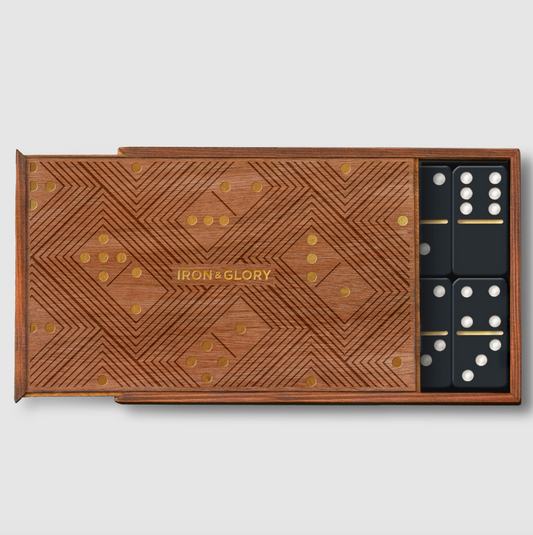Iron & Glory Deluxe Box of Dominoes