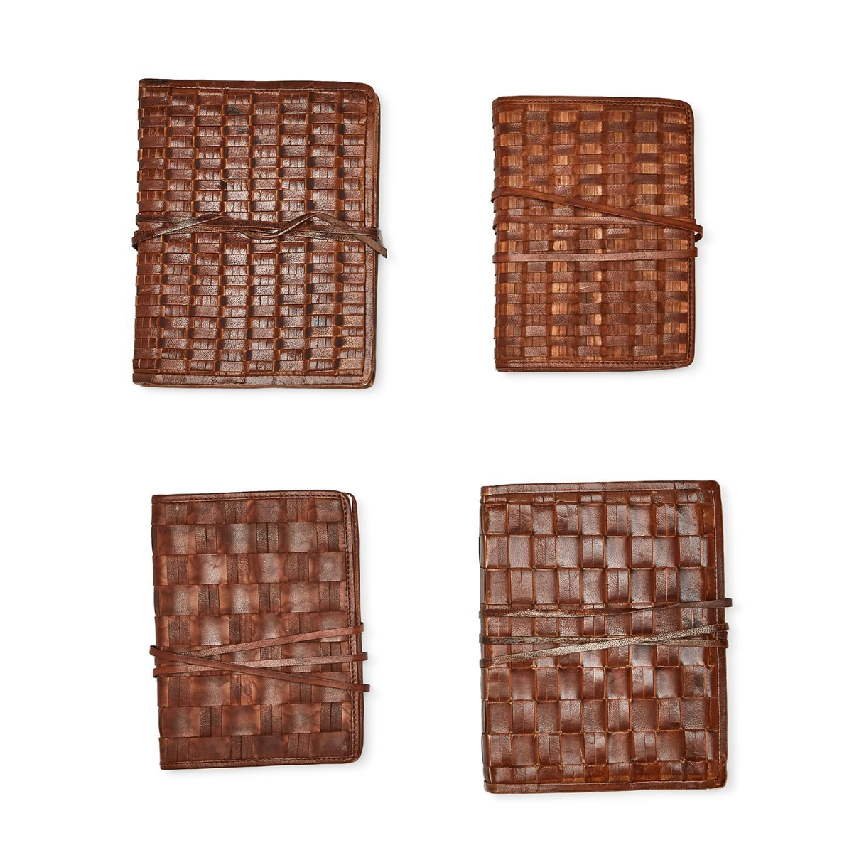 Chestnut Woven Journals