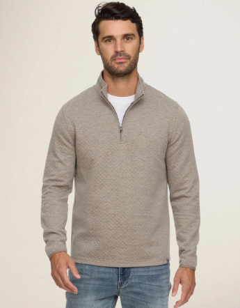 Bradner Super Soft Quilted 1/4 Zip Pullover