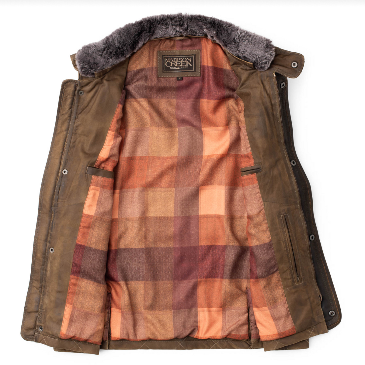 Vail Waxed Suede Leather Vest