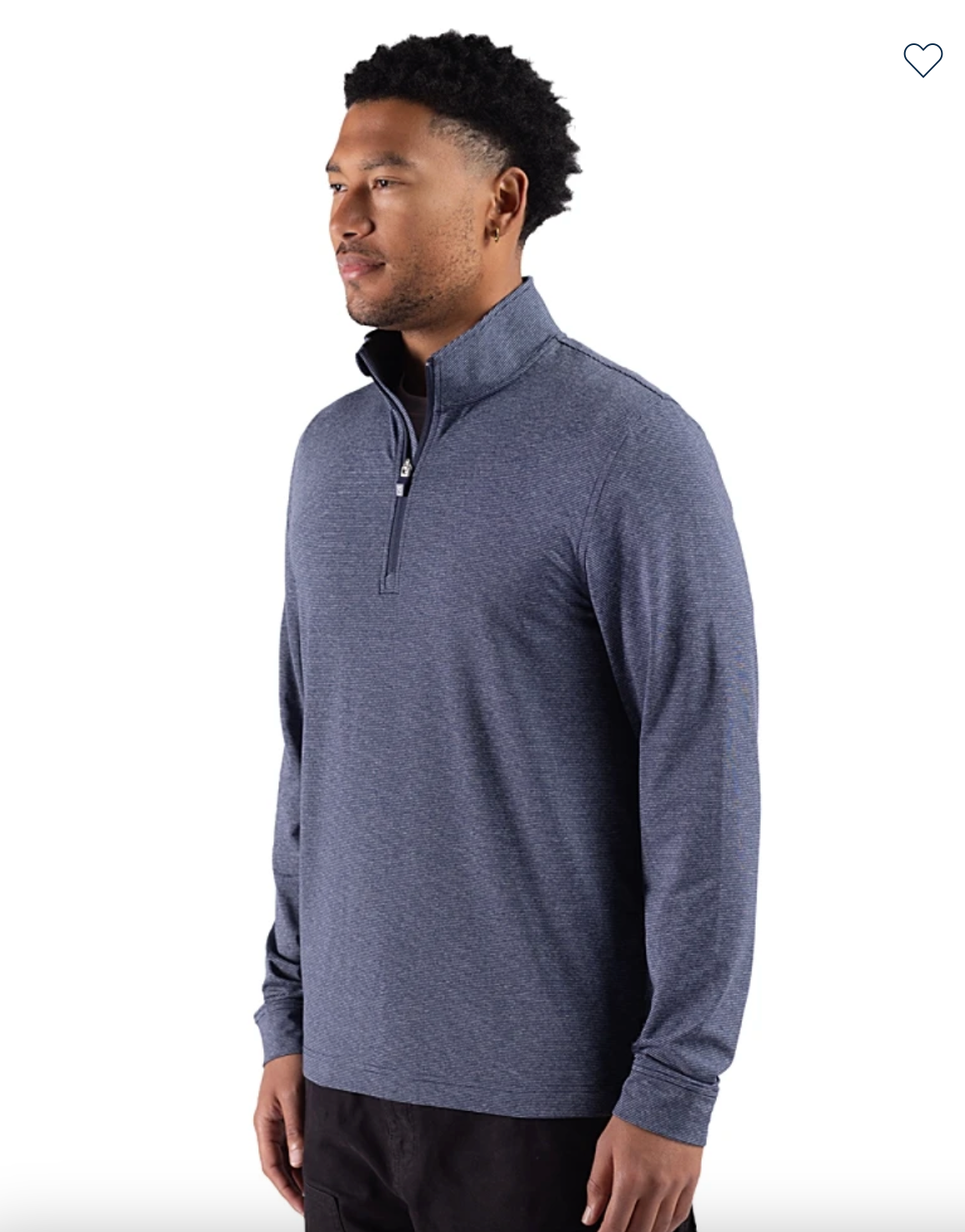 Adapt Stripe Quarter Zip
