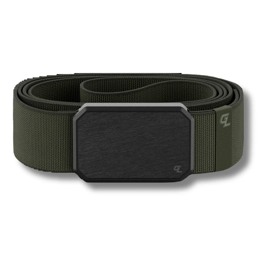 Groove Belt Deep Olive/Gun Metal 