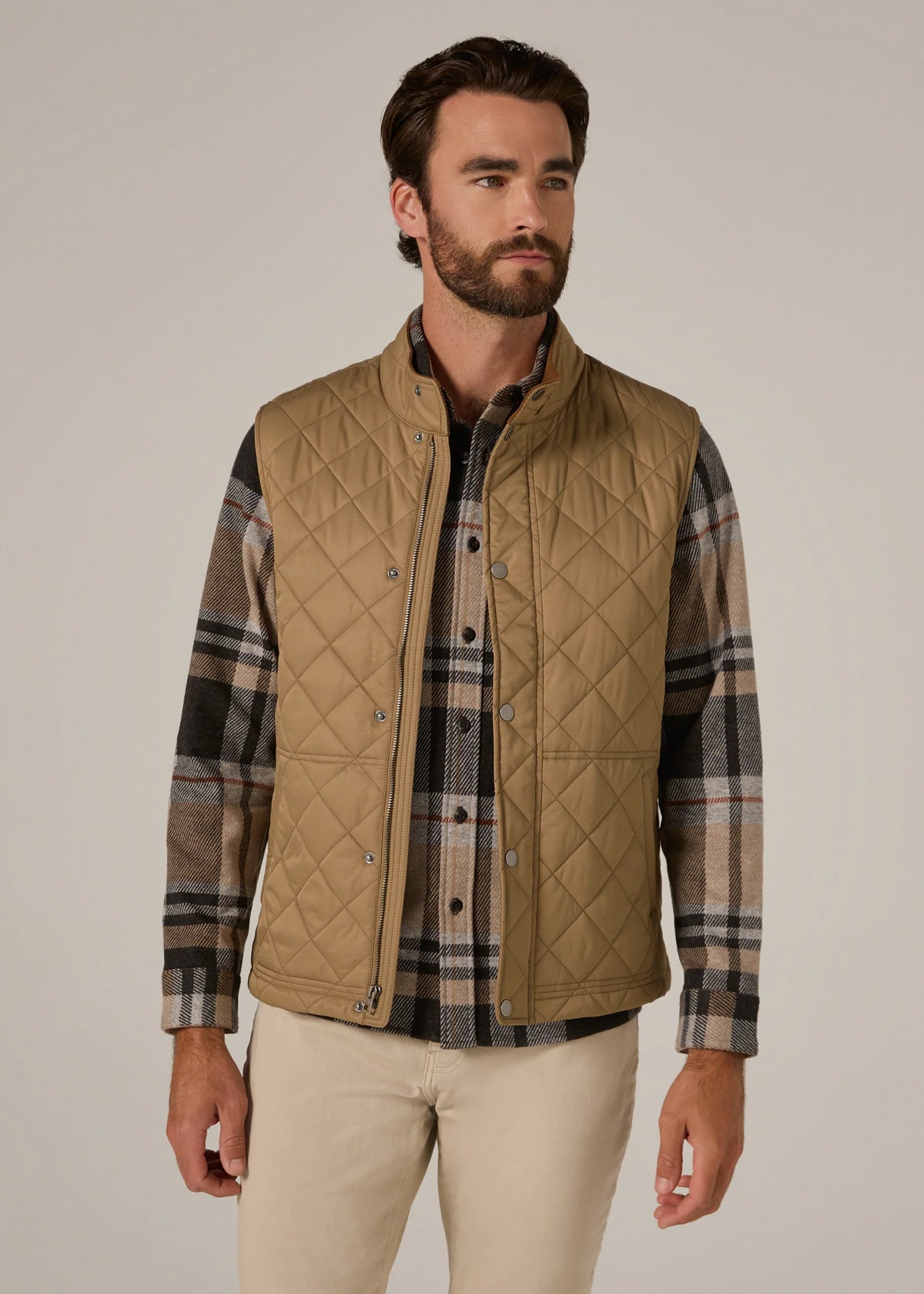 Crest Quilted Vest