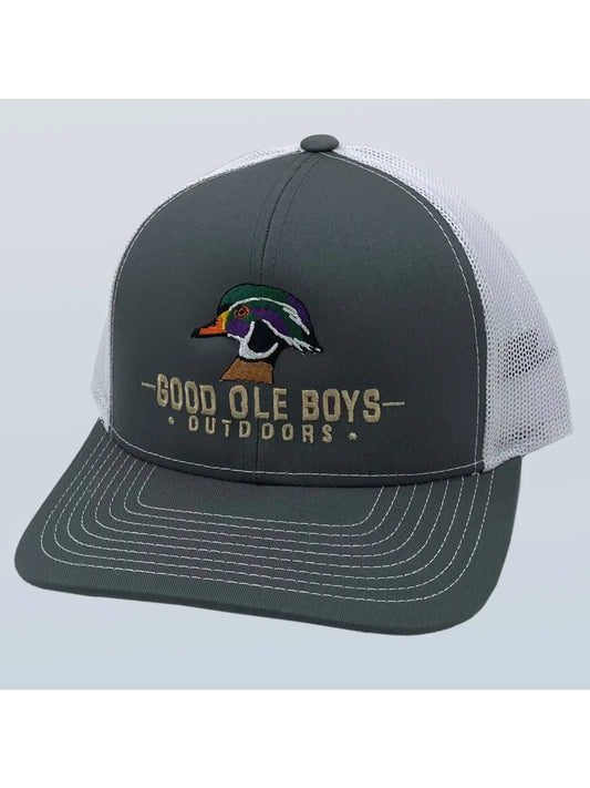 Gob Wood Duck Charcoal/White Hat