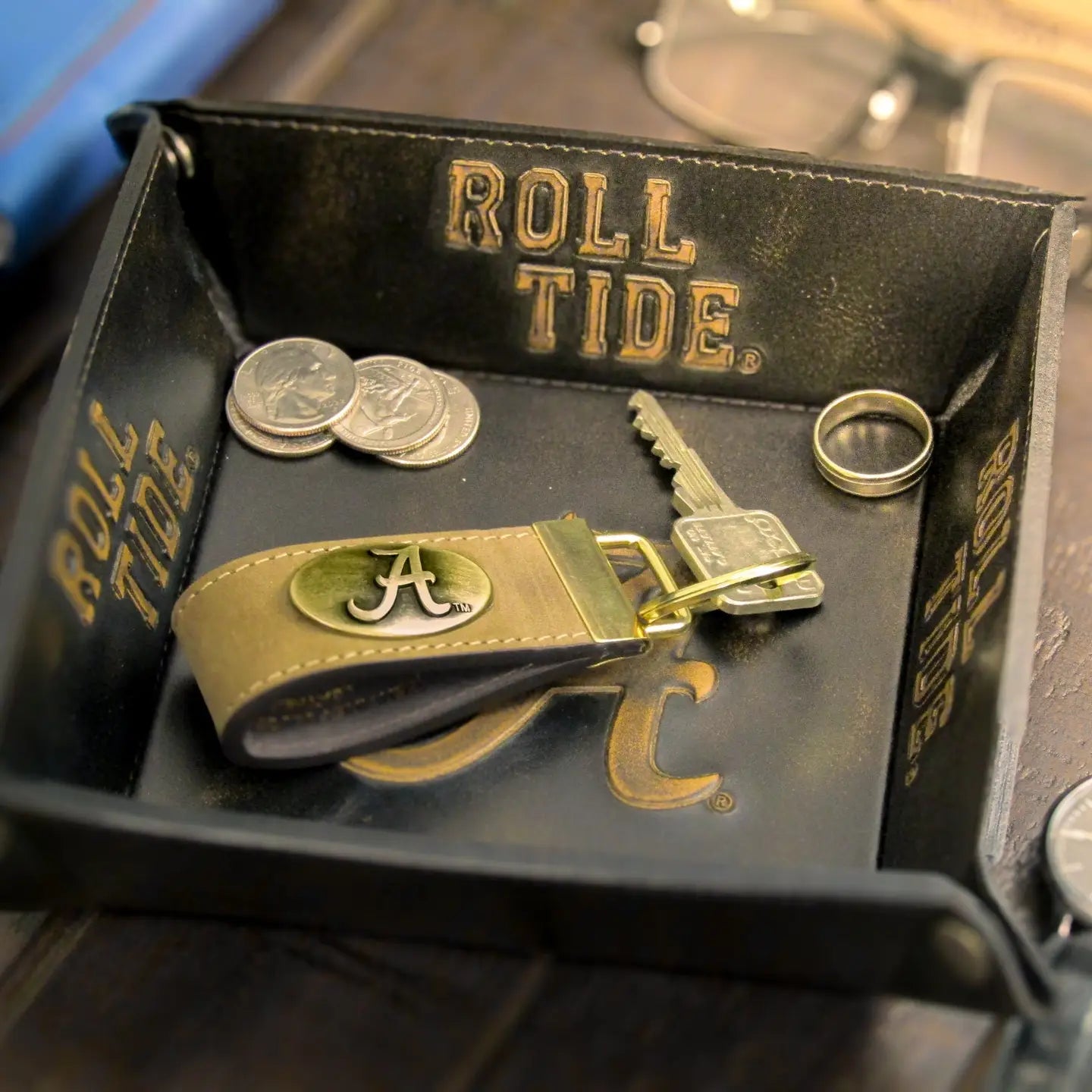 Leather Loop Keychain