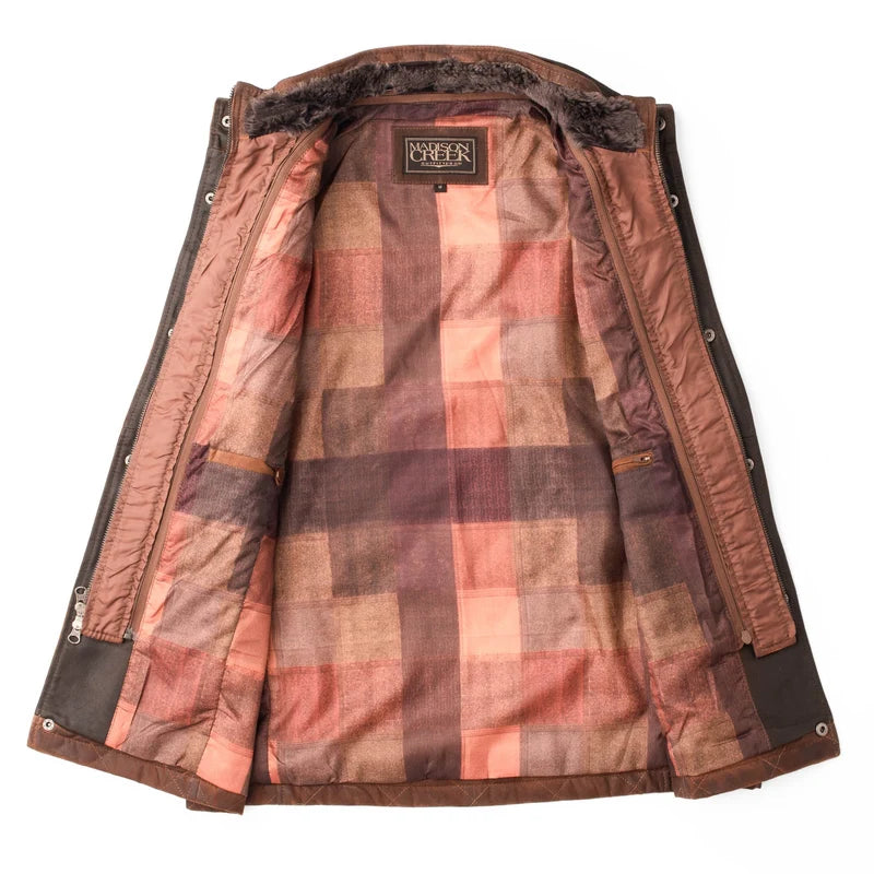 Beaver Creek Waxed Leather Vest