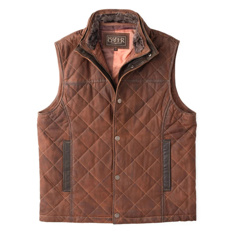 Beaver Creek Waxed Leather Vest