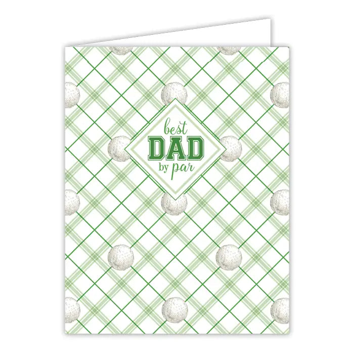 Iconic Men's Cards-Best Dad By Par
