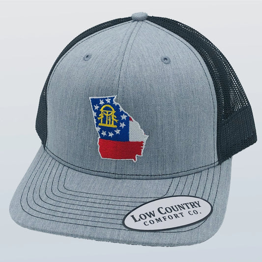 Georgia Flag Heather/Black