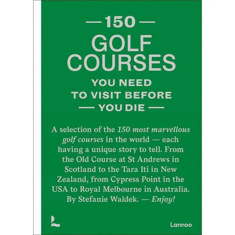 150 Golf Courses Book