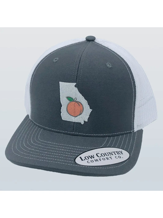 Georgia Peach Charcoal/White