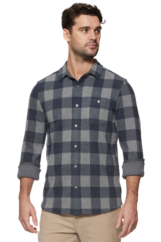 Flag & Anthem Thatcher LS Hero Knit Flannel Shirt 