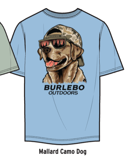 Mallard Camo Dog Tee